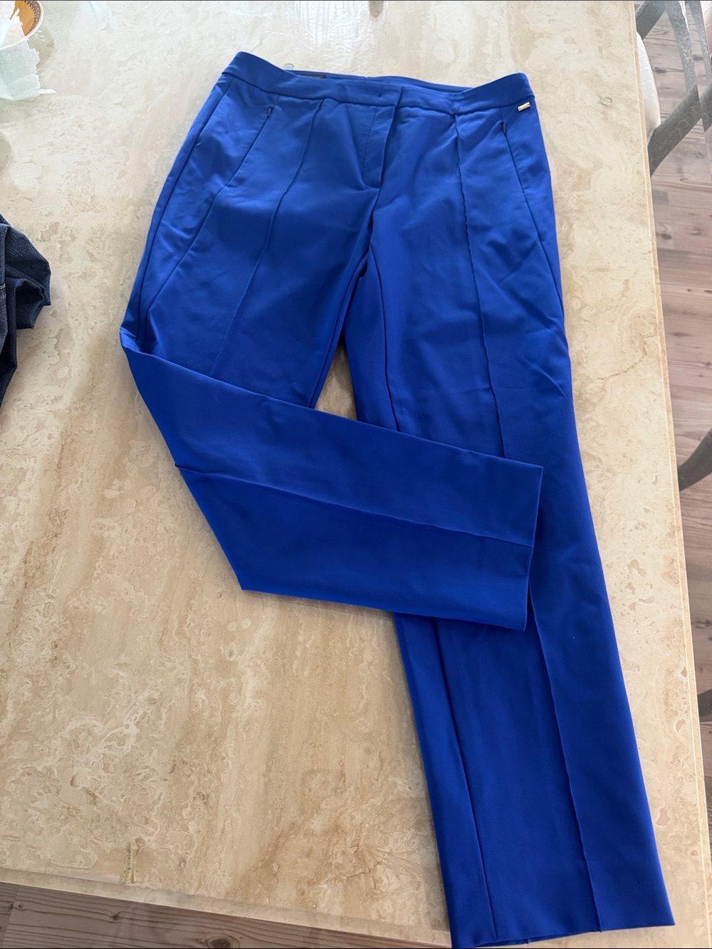 Women’s Blue Tailored Dress Pants